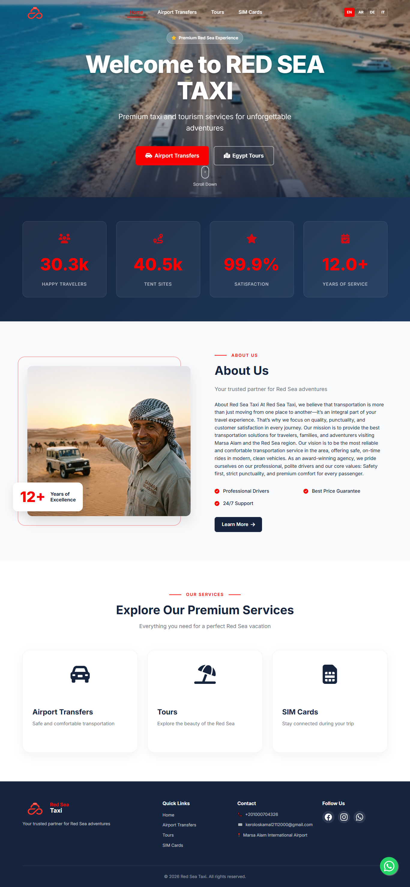 موقع Red Sea Marsa Alam Taxi